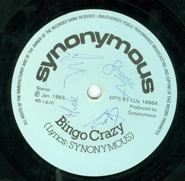 Synonymous (2) - Bingo Crazy