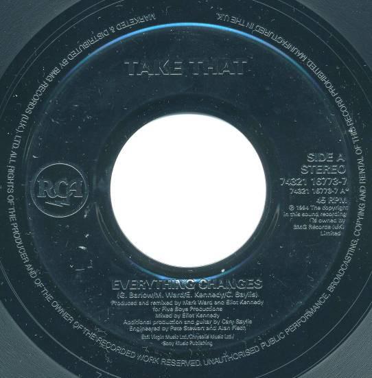 Take That - Everything Changes