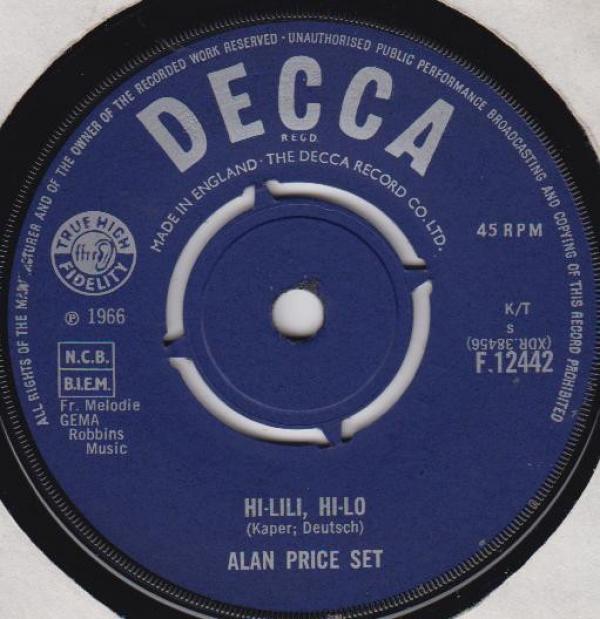 The Alan Price Set - Hi-Lili, Hi-Lo