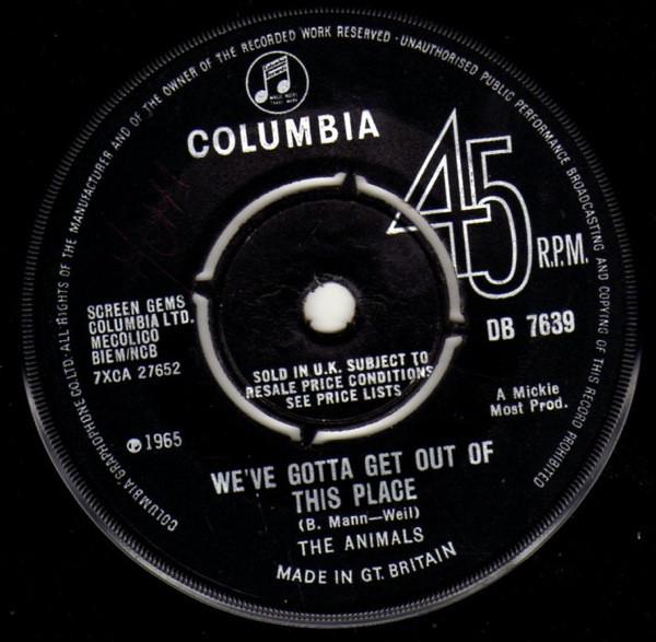The Animals - We've Gotta Get Out Of This Place