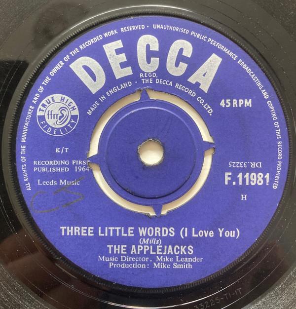 The Applejacks - Three Little Words (I Love You)