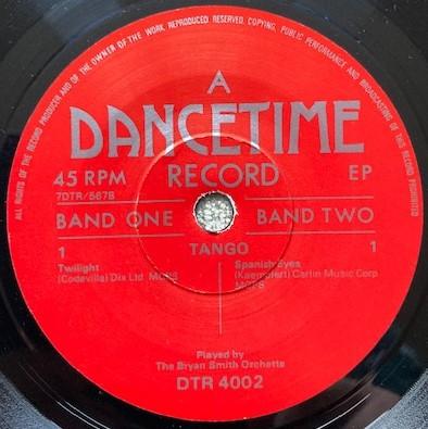 The Bryan Smith Orchette, Bryan Smith , Gerald Crossman - Tango / Quickstep