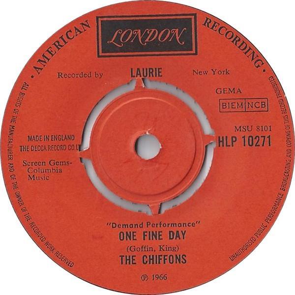 The Chiffons - One Fine Day / Sweet Talking Guy