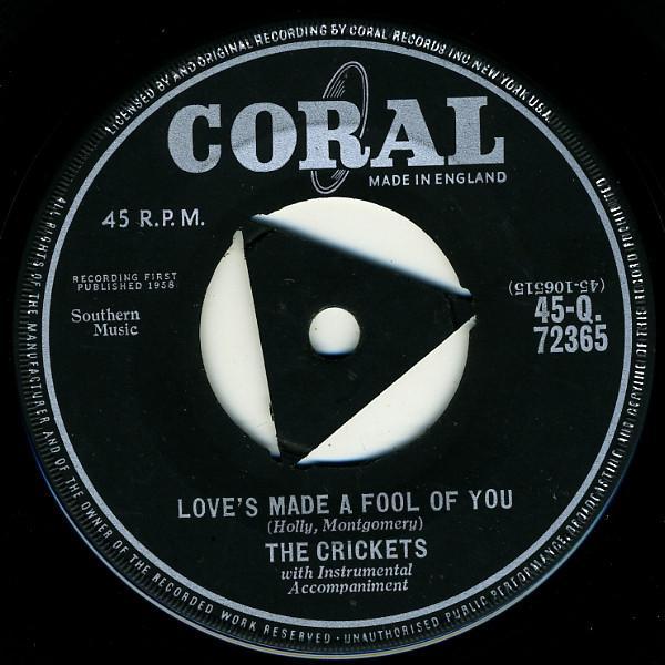The Crickets (2) - Love's Made A Fool Of You