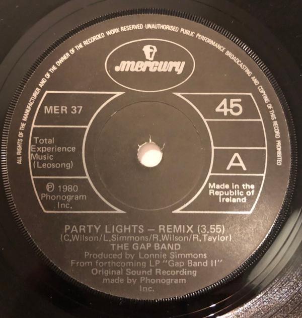 The Gap Band - Party Lights (Remix) / Baby Baba Boogie