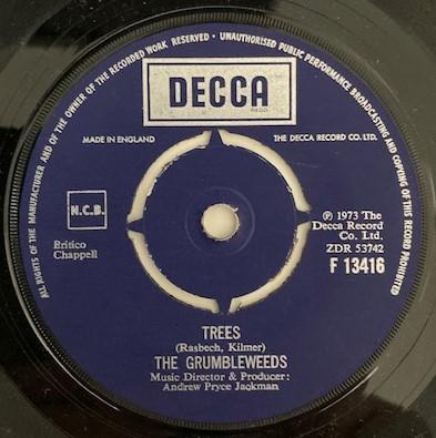 The Grumbleweeds - Trees / I Am A Grumbleweed