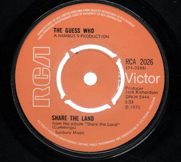 The Guess Who - Share The Land