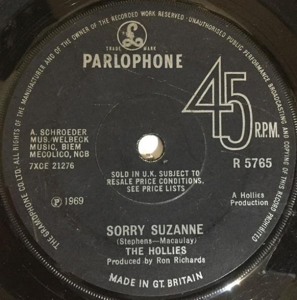 The Hollies - Sorry Suzanne