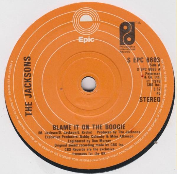 The Jacksons - Blame It On The Boogie