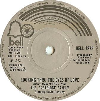 The Partridge Family, David Cassidy - Looking Thru The Eyes Of Love