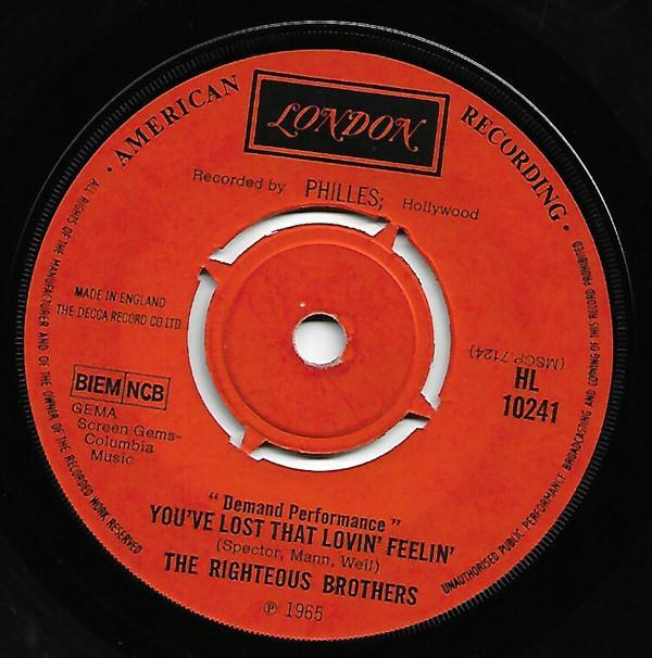 The Righteous Brothers - You've Lost That Lovin' Feelin' / Unchained Melody