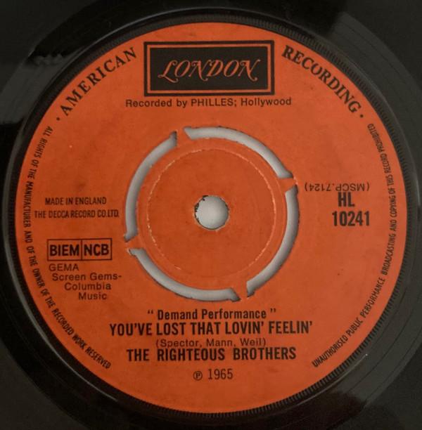 The Righteous Brothers - You've Lost That Lovin' Feelin' / Unchained Melody