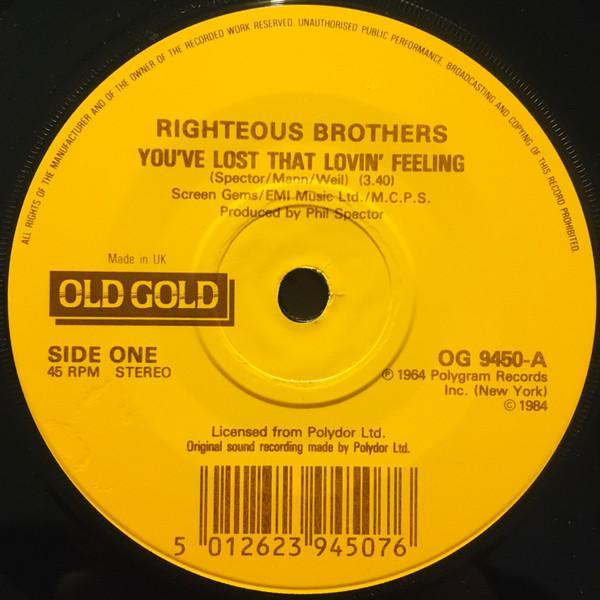 The Righteous Brothers - You've Lost That Lovin' Feeling / Unchained Melody
