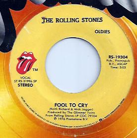 The Rolling Stones - Fool To Cry / Hot Stuff