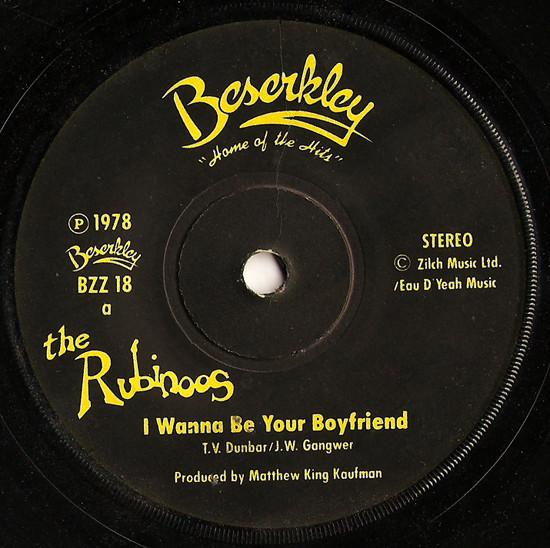The Rubinoos - I Wanna Be Your Boyfriend