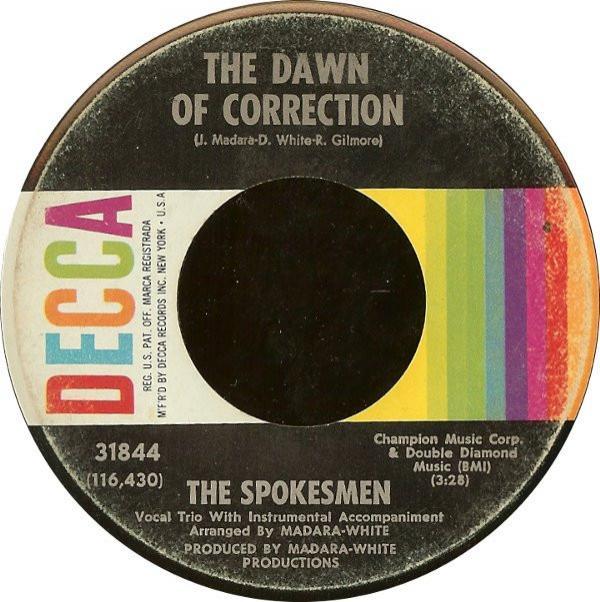 The Spokesmen - The Dawn Of Correction