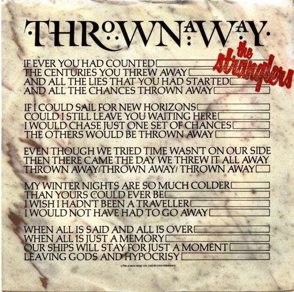 The Stranglers - Thrown Away
