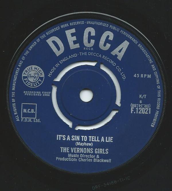 The Vernons Girls - It's A Sin To Tell A Lie