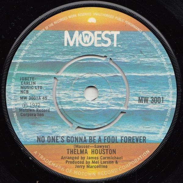 Thelma Houston - No One's Gonna Be A Fool Forever