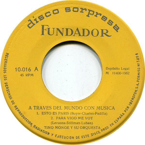 Tino Monge y Su Orquesta - A Traves Del Mundo Con Musica