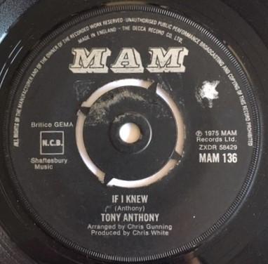 Tony Anthony (6) - If I Knew