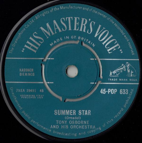 Tony Osborne And His Orchestra - Summer Star