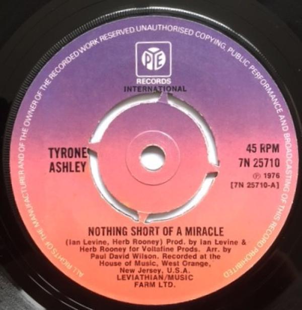 Tyrone Ashley - Nothing Short Of A Miracle