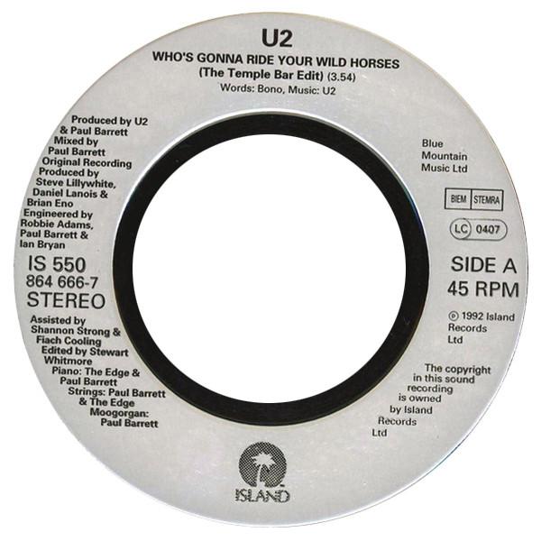 U2 - Who's Gonna Ride Your Wild Horses