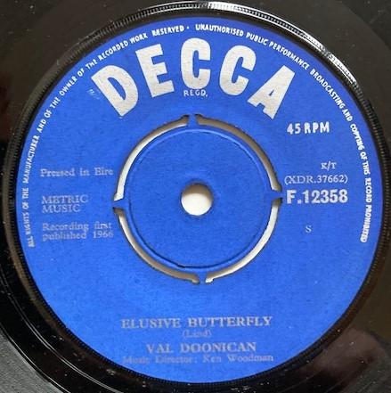 Val Doonican - Elusive Butterfly / That's How Much I Love You