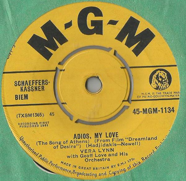 Vera Lynn - Adios, My Love ( The Song Of Athens )