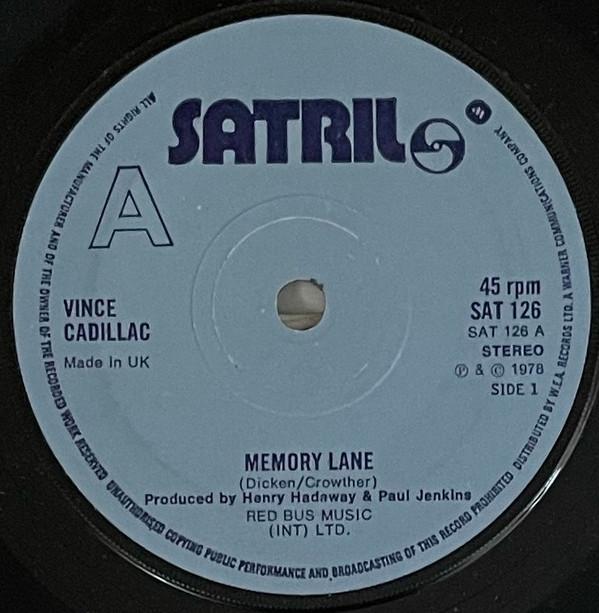 Vince Cadillac - Memory Lane