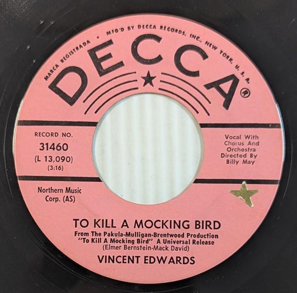 Vince Edwards (2) - To Kill A Mocking Bird / You'll Still Have Me