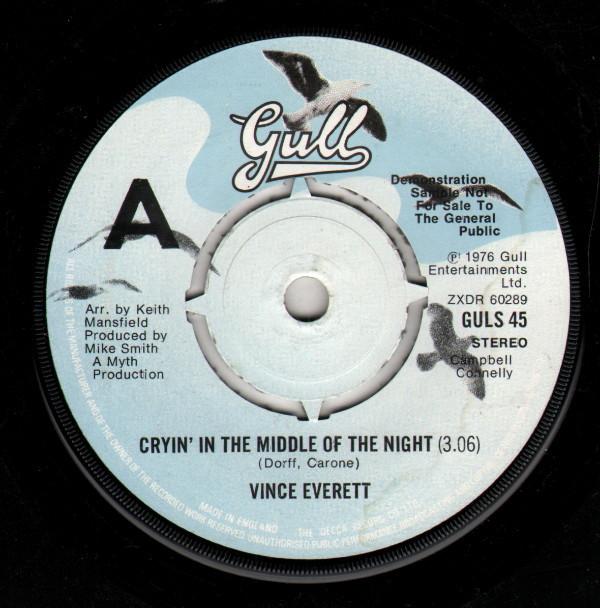 Vince Everett (2) - Cryin' In The Middle Of The Night