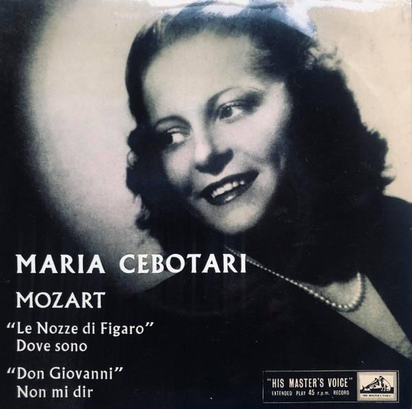 Wolfgang Amadeus Mozart, Maria Cebotari - Mozart Arias