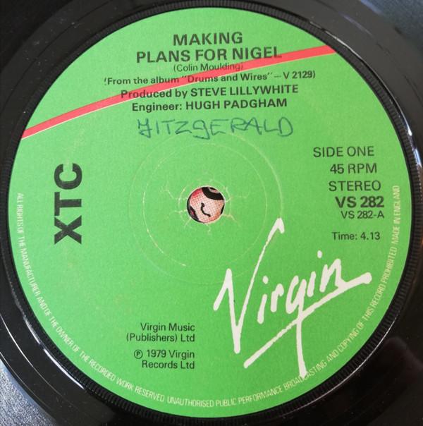 XTC - Making Plans For Nigel