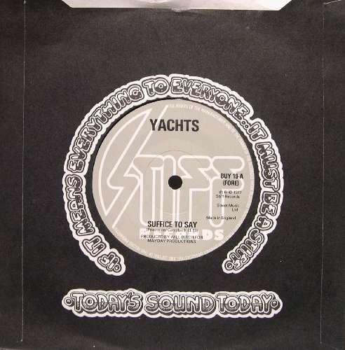Yachts - Suffice To Say